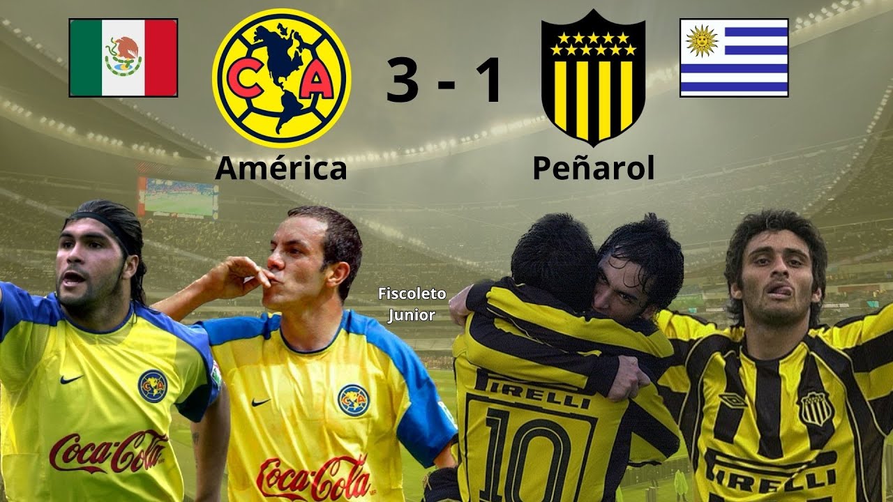 América 3 - 1 Peñarol | Copa Libertadores 2004 | Fase de grupos | Resumen completo.