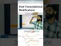 Post Transcriptional Modifications in Eukaryotes #shortvideo #neetbiology #cbse12thbiology #cuet