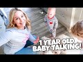 ONE YEAR OLD BABY TALKING!!