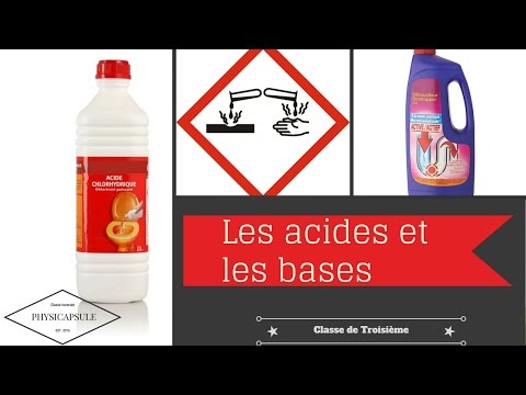 Les acides et les bases (physique-chimie - 3ème)