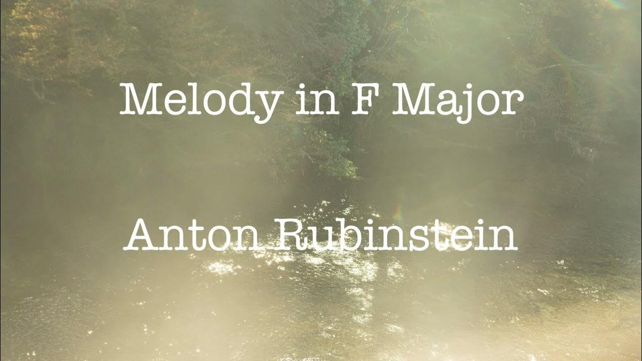 Melody in F / by Anton Rubinstein. · WUSTL Digital Gateway Image  Collections & Exhibitions