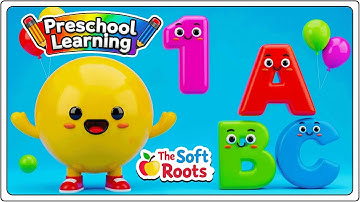 Preschool Learning activities for 3 year olds at home | Learn ABC Phonics Shapes Numbers Colors 🌈
