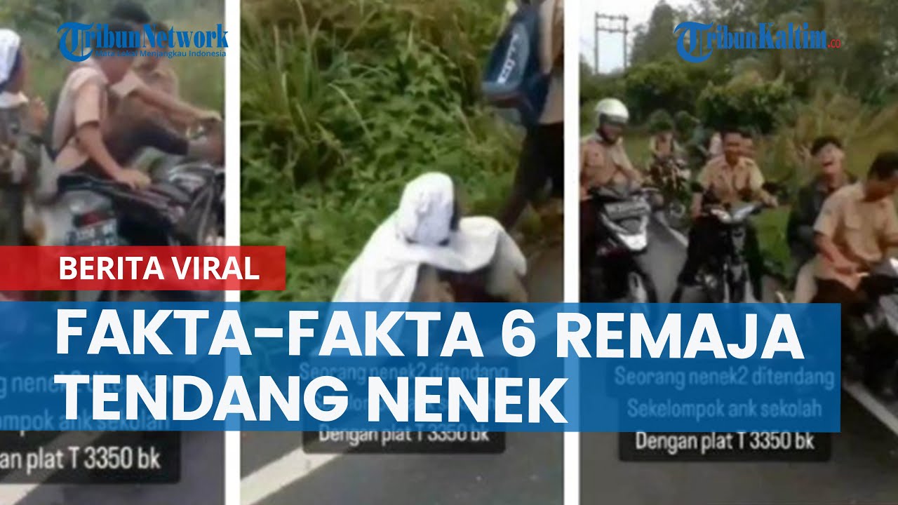 Fakta-fakta Video Viral 6 Remaja Tapanuli Selatan Tendang Nenek: Pelaku Akui Iseng, Korban ODGJ