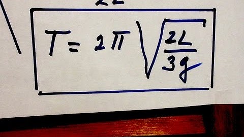 Solution Problem #3 - Period of Pendulum