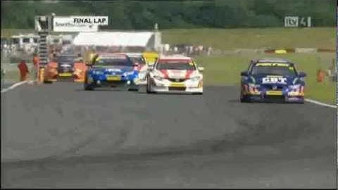 BTCC 2012 Snetterton Plato vs Neal