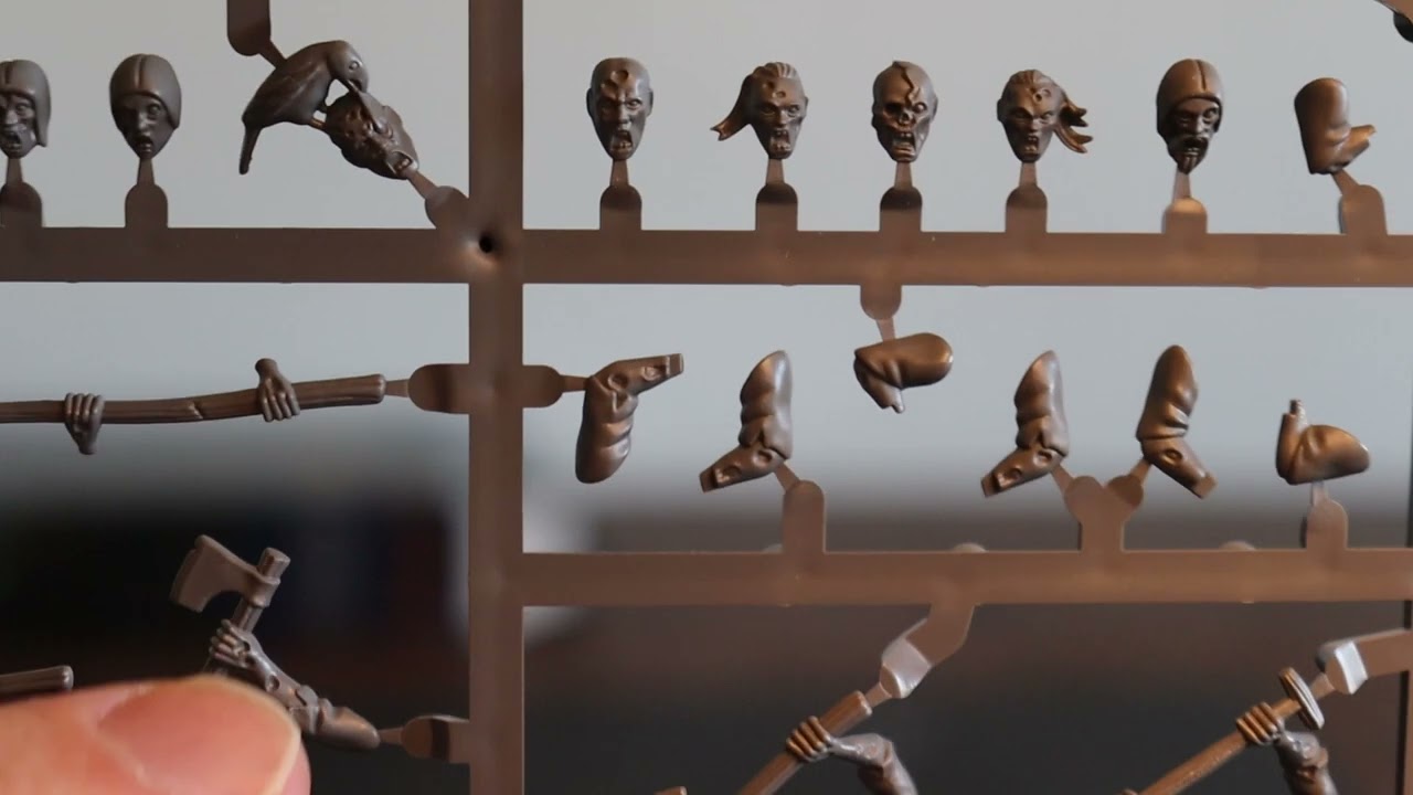 Fireforge games Living dead peasants - unboxing and scale comparison ...