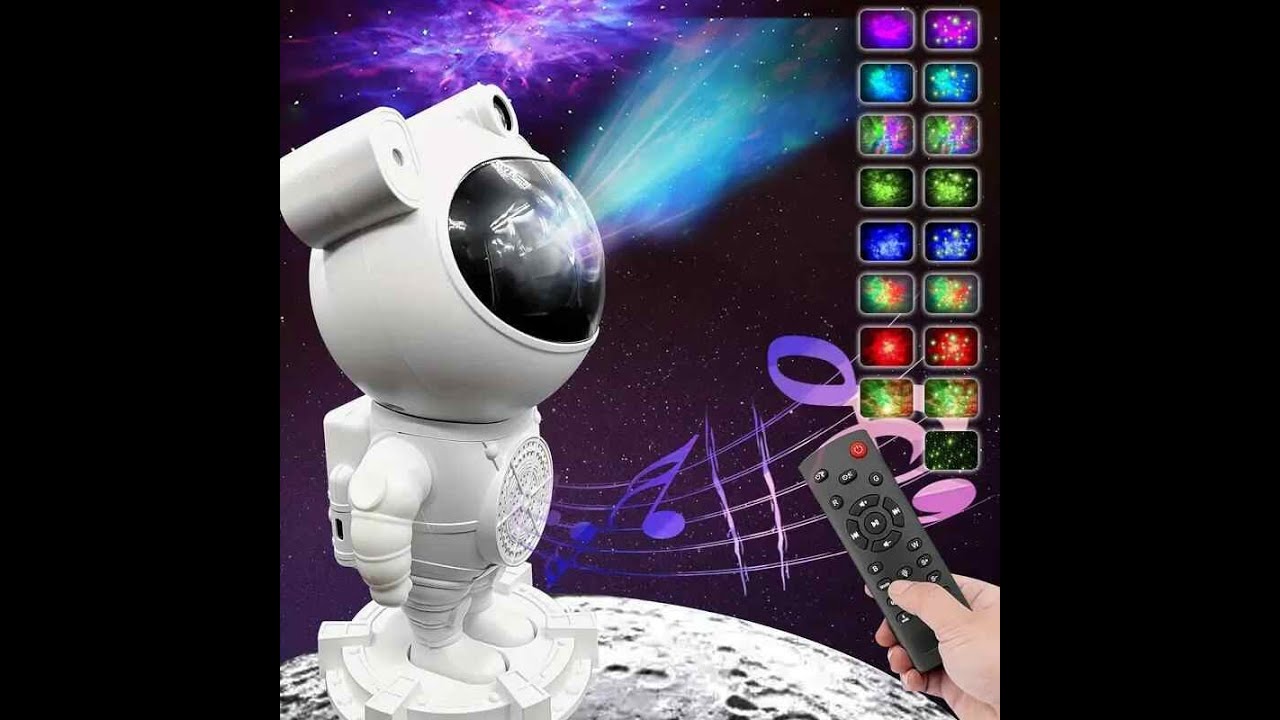 "Astronaut Galaxy Projector Light 🚨 with Bluetooth Music Speaker 🔊 | Aestonest BD"