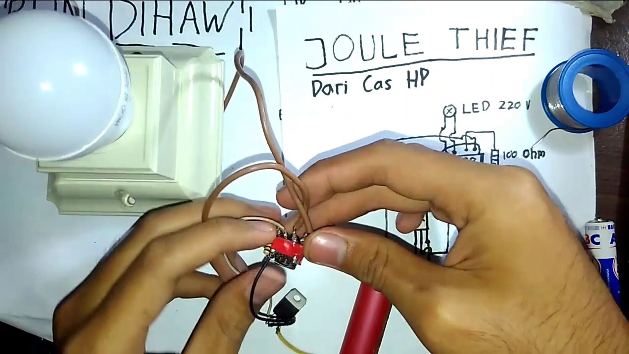 How To Turn On 10 Watt 12 Volt With Hp Battery Used 3 7 Volts Youtube