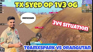 How Syed Selected For Tx ? Syed 1v3 OG 🔥 Thug Invitational l