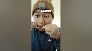 Double jig rig for crappie (loop knots)