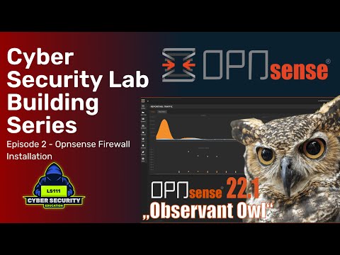 Opnsense Firewall Installation - Virtual Lab Building Series: Ep2