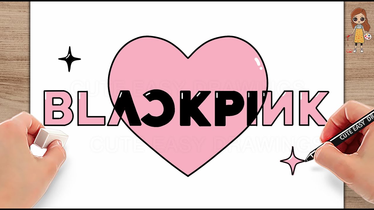 How to Draw BlackPink Logo - thptnganamst.edu.vn