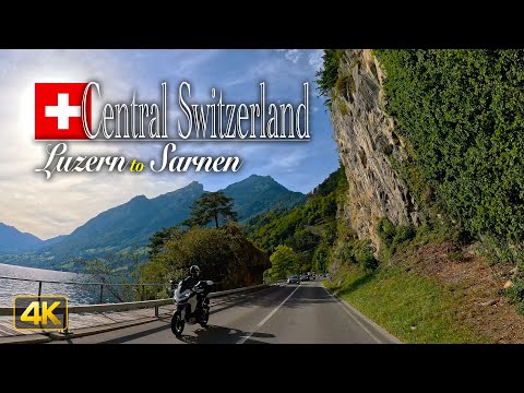 Driving from Luzern (Lucerne) to Sarnen in Central Switzerland 🇨🇭