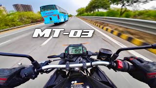 Yamaha MT-03 Top Speed 1st Gear To 5th🔥