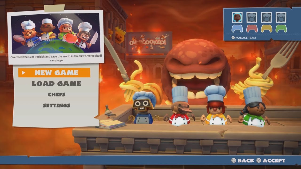 Overcooked! All You Can Eat PS5 Gameplay 