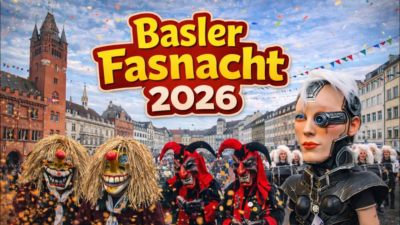 🔴 LIVE aus Basel: Guggenmusik & Fasnacht Umzug 2026 | Basler Fasnacht Mittwoch
