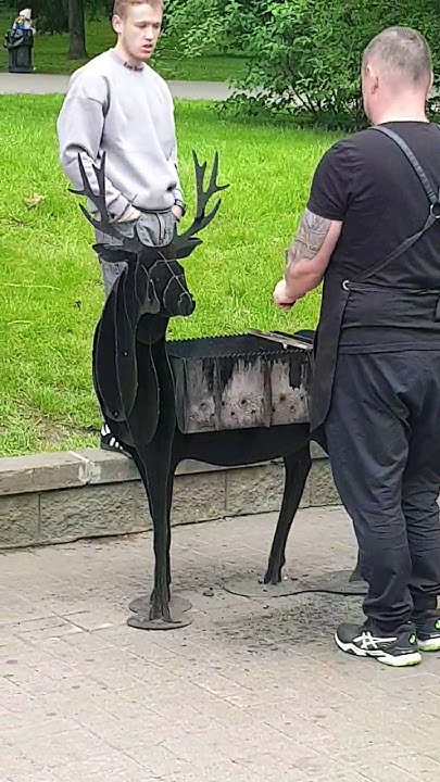 Мангал в виде ОЛЕНЯ 👍 - YouTube