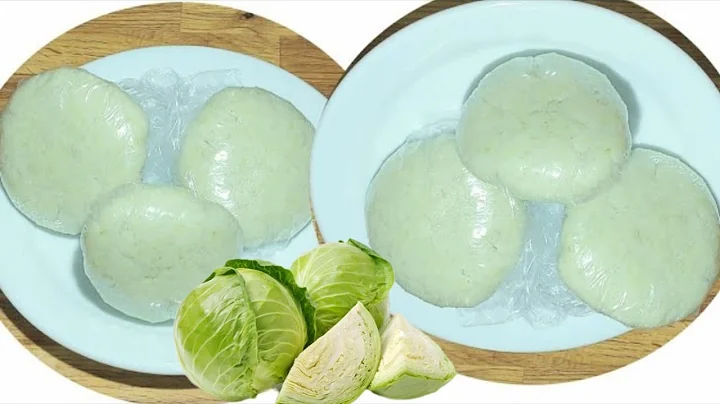 How to make Cabbage Fufu | Low Carb Fufu | Keto fufu Recipe | Gluten free recipe