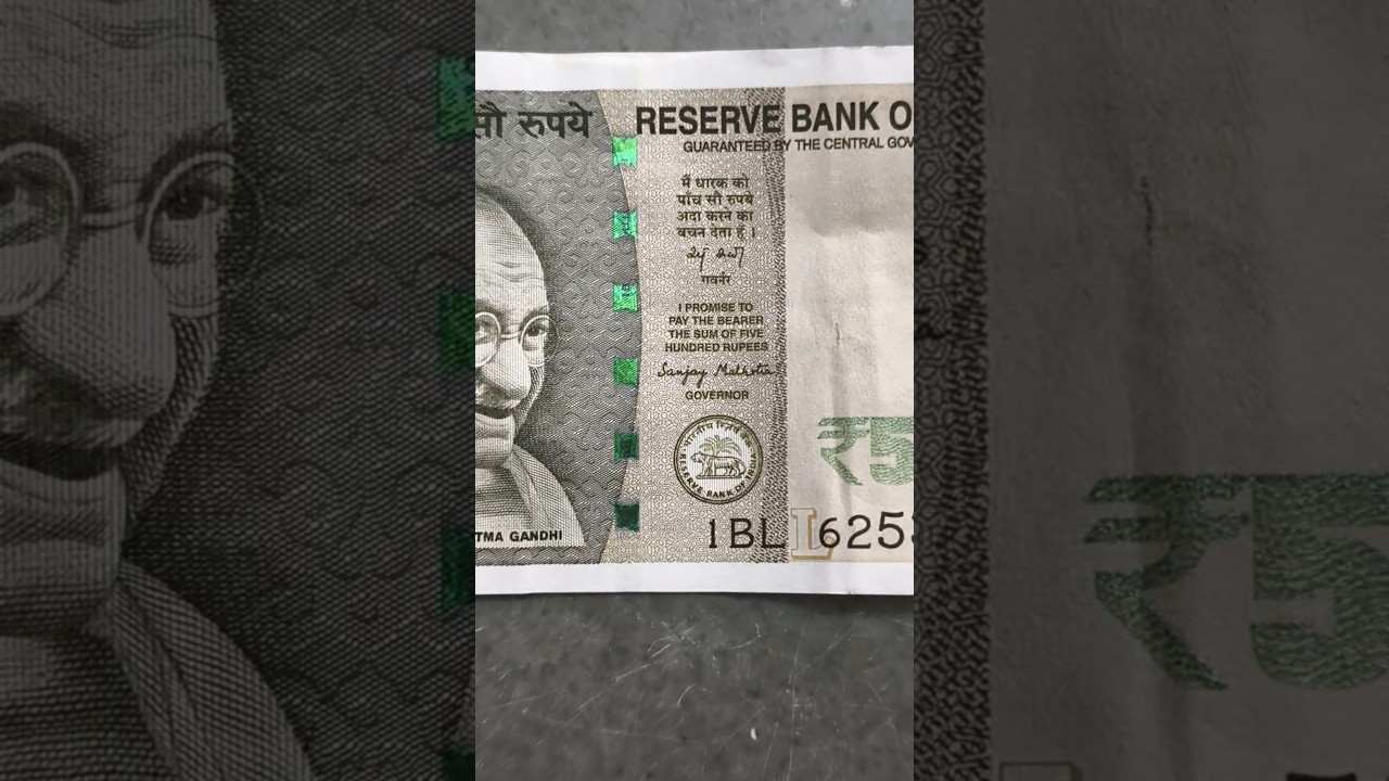 new note 2025 signature Rbi new governor sanjay Malhotra 