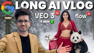 Google Veo 3 Se Long AI Video Kaise Banaye | Viral Ai Vlogs Step by Step Tutorial
