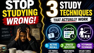 3 Study Techniques That Actually Work 🧠 | Study Smarter, Not Harder