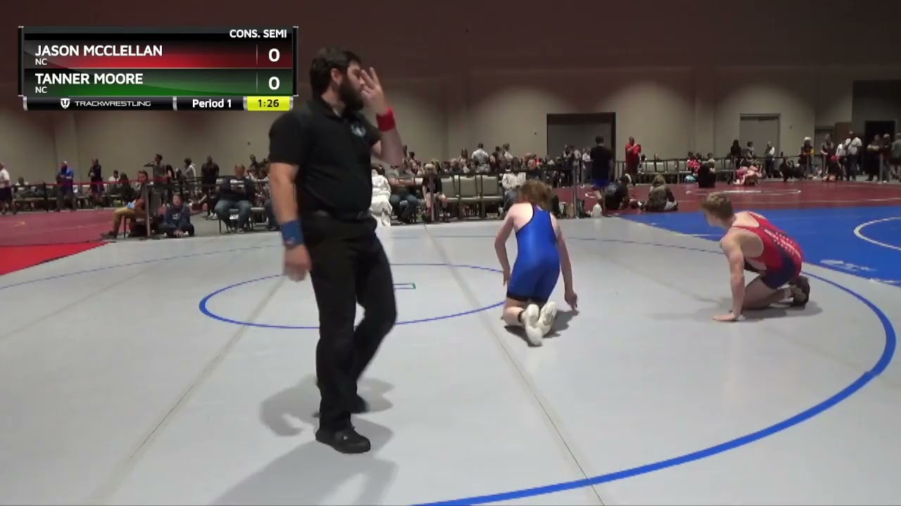 152 Lbs Cons. Semi - Jason McClellan, NC Vs Tanner Moore, NC 9c8c