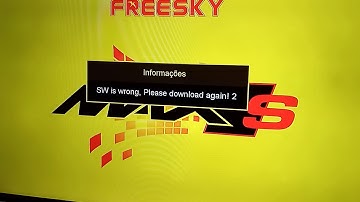 sw is wrong please download again2  freesky Max s após troca memória