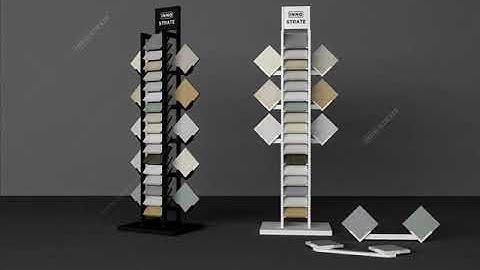 Quartz Stand Up Stone Tile Sample Display Rack