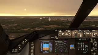 BEAUTIFUL KATL evening arrival with UPS 747-8 | FS2020