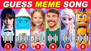 Guess The Meme & Youtuber By Song | Lay Lay, King Ferran, Salish Matter, MrBeast, Gegagedigedagedago