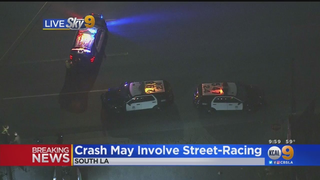 Bicyclist Killed In Suspected Street Racing Crash In South LA - YouTube