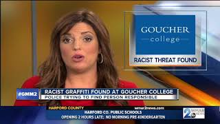 College bathroom stall vandalized with racist graffiti