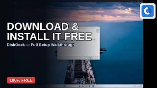 Installing DiskGeek — Full Walkthrough of a Free Windows Disk Space Analyser