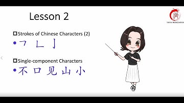 Chinese Character Courses | Lesson 02 | Basic Chinese Strokes & Single-component Characters (2)