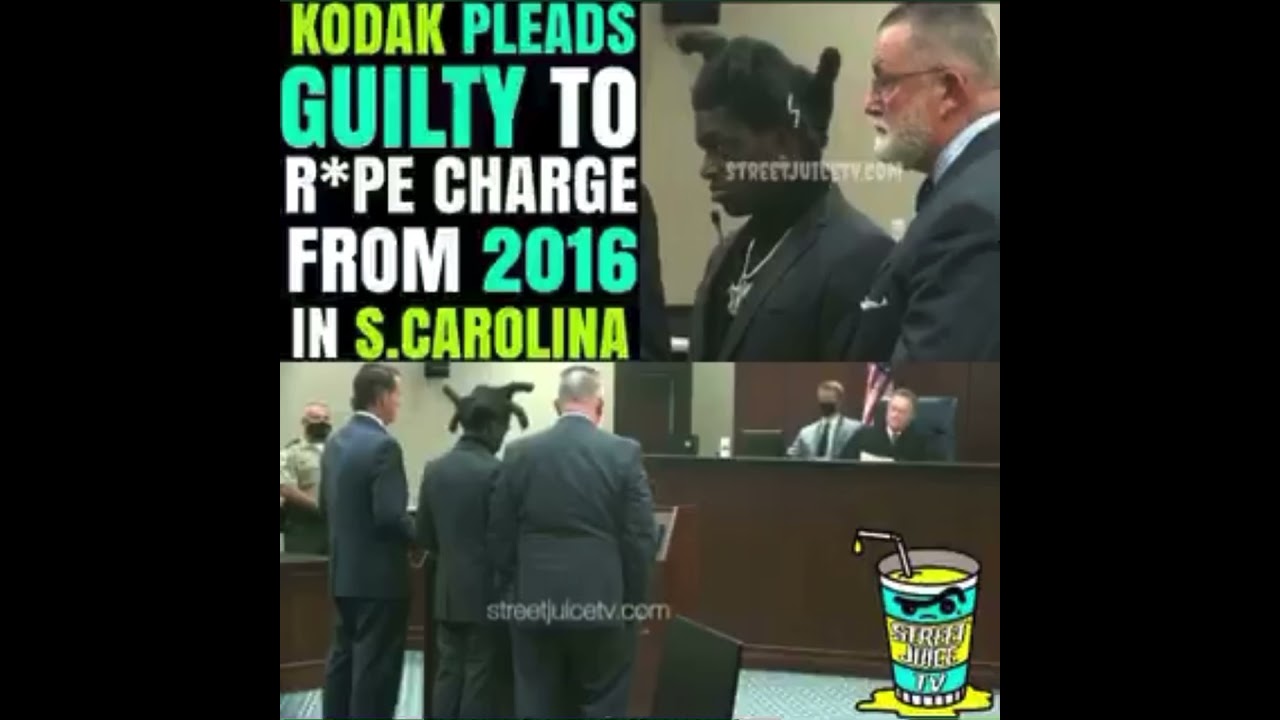 kodak black just plead guilty to assault and battery 1st degree from his rape charge in 2016