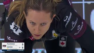 Homan calls an audible to beat Fujisawa | Princess Auto Players' Championship Top Plays