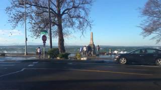 Alki with a King Tide and strong northerly winds