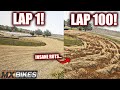 I survived 100 laps of max erode on mxbikes and made the deepest ruts ever