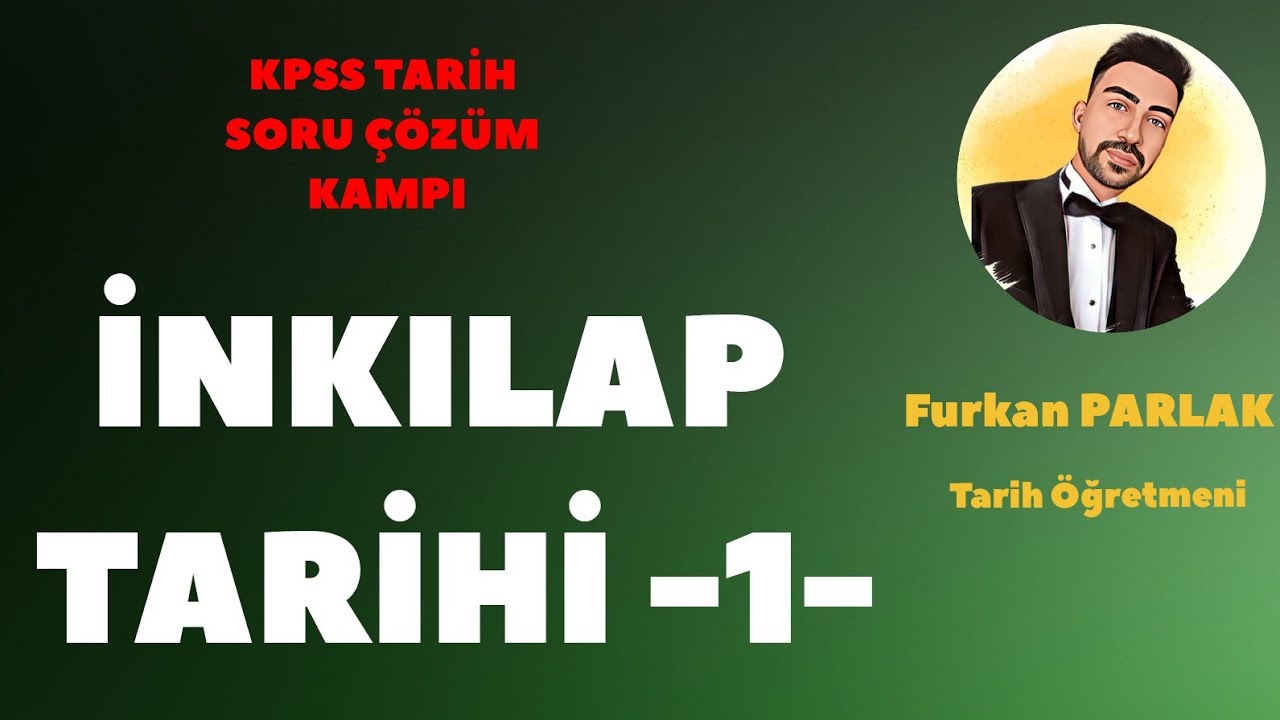 KPSS 2024 Tarih - İnkılap Tarihi Soru Çözümü -1- #kpsstarih #kpss2024 #ayt2024 #inkılaptarihi
