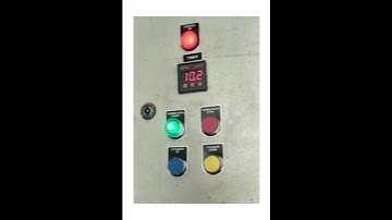 Automatic operation of DOL starter Using OFF Delay Timer #Timer #Relay #Contactor # Push Button