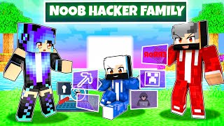 Фото Adopted By NOOB HACKER FAMILY In Minecraft (Hindi)