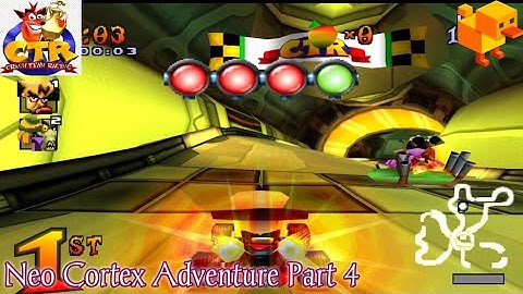 Crash Team Racing (Duckstation) - Neo Cortex Adventure mode Part 4. #Epsxe #CTR #duckstation