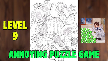 Annoying Puzzle Game Level 9: Find 10 Green Fruits
