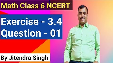 class 6 Math Chapter 3. PLAYING WITH NUMBERS NCERT exercise 3.4 Question 1.