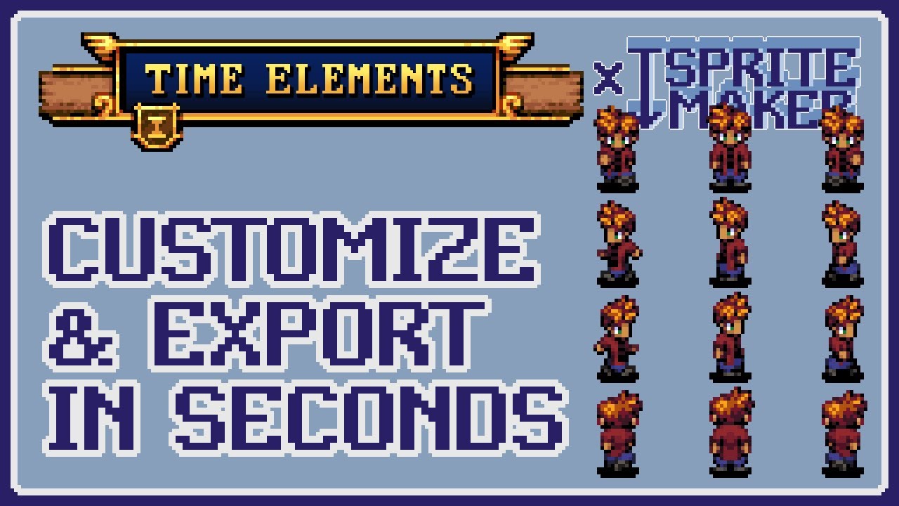 TUTORIAL | How to use the Time Elements sprite style in TOP DOWN SPRITE ...