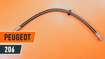 How to change a rear brake hoses PEUGEOT 206 TUTORIAL | AUTODOC