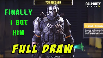 Legendary Ghost - Retribution Full Draw | Omnipotent Draw | Full Review of Ghost, Riley, Shorty CODM