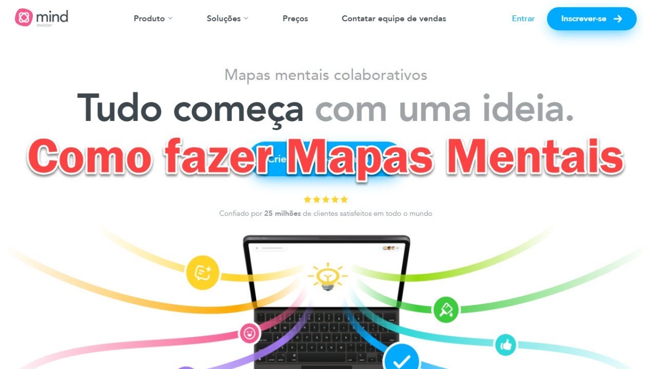 Como criar mapas mentais com MindMeister - YouTube
