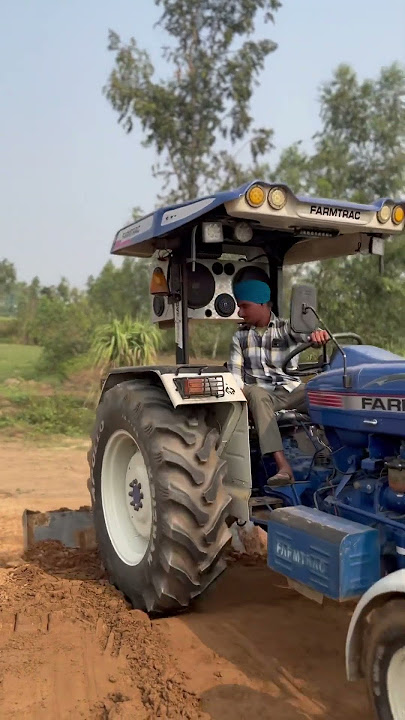 Farmtrac 60 || simple land leveller || #farmtrac