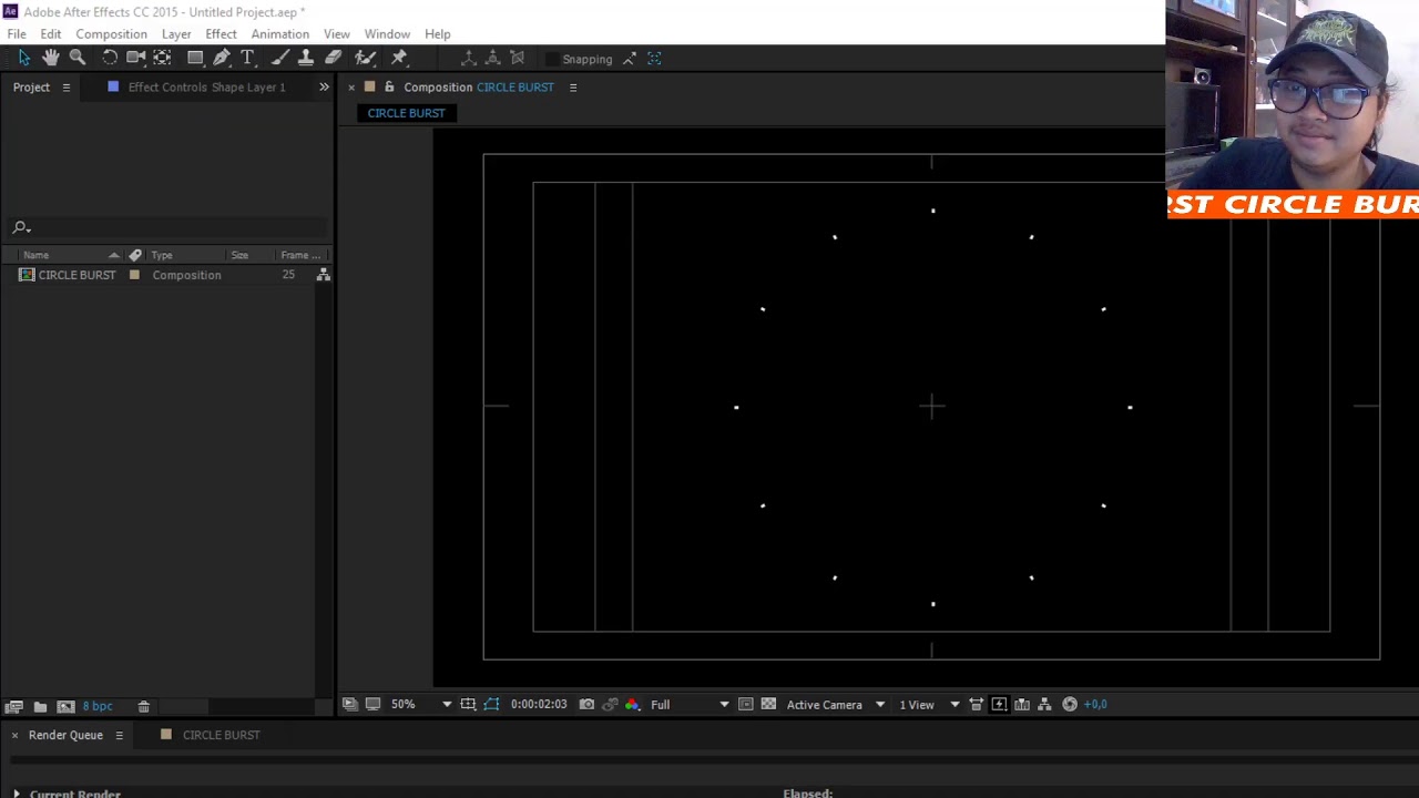 TUTORIAL CIRCLE BURST AFTER EFFECT - YouTube